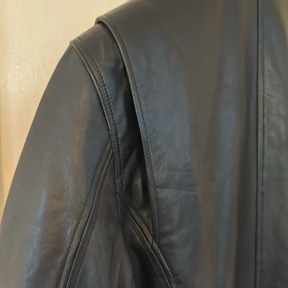 Michael Kors Leather Jacket - Picture 3 of 11